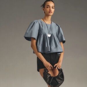 NWT Mare Mare | Pleated Structured Swing Top